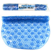 Aqua Gel Bubbled Bath Mat in Blue