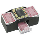 Texas Hold &lsquo;Em Two Deck Playing Card Shuffler