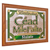 Budweiser Irish Pub Mirror - Sl&aacute;inte