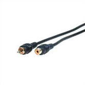 RCA Plug to Jack Extension Cables (10 ft)