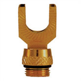 Gold Speaker Spade Tip