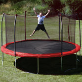 15' Round Trampoline with Safety Enclosure