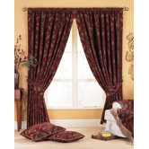 Shiraz Curtain in Burgundy