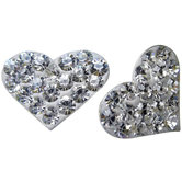 Crystal Heart Earrings