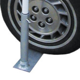The Tailgater's 4" Flagpole Tire Mount