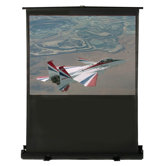 69" x 39" Portable Floor Screen - 16:9 Format 80" Diagonal