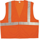 Bi-V240 Mesh Class 2 Vests Cls 2  Ansi  Mesh W/2" Glass Bead Tape: 101-75229 - cls 2  ansi  mesh w/2" glass bead tape hi vis