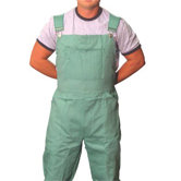 Cotton Sateen Bib Overalls - ca-135-l sateen overalls