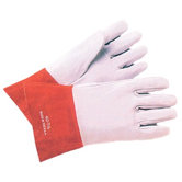 Soft Split Deerskin; Split Cowhide Cuff TIG Welding Gloves (Box of 12 Pairs) - 30tig large glove