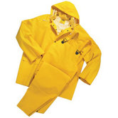 Rainsuits - 35 mil 3 piece rain suit pvc/polyester