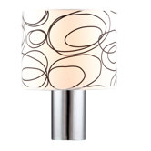 Dawn Table Lamp with White Shade