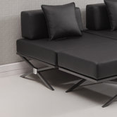 Xert Leatherette Modular Chair