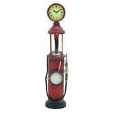 Free Standing Vintage Gas Pump Floor Clock