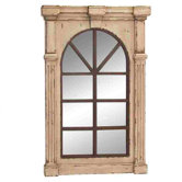 Wall Accent Wood Mirror