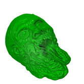 The Walking Dead Zombie Head Gelatin Mold