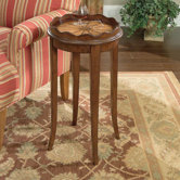 Plantation Cherry Scalloped End Table