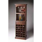 Plantation Cherry 24 Bottle Wine Cabinet