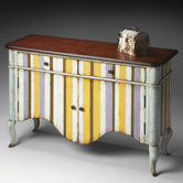 Artist's Originals Chest in Distressed Pastel Stripe