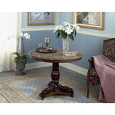 Heritage Pedestal Console Table