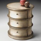 Artist's Originals Oval Drum Table
