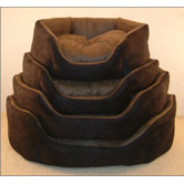 Soft Suede Dog Bed