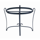 Oval Wrought Iron Stand