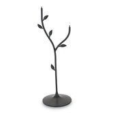 Double Bowl Iron Leaf Stand