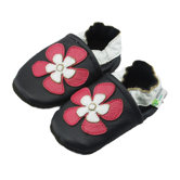 Aloha Flower Soft Sole Leather Baby Shoes