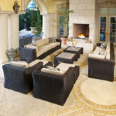 Resort 12 Piece Deep Seating Group with Cushions