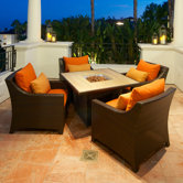 Tikka 5 Piece Deep Seating Group with Cushions