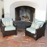 Bliss Club Chair with Cushions (Set of 2)