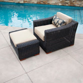 Resort Club Chair and Ottoman
