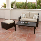 Slate 3 Piece Deep Seating Group with Cushions