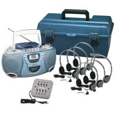 6 Person Val-U-Pack CD Listening Center