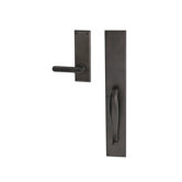 Entry Set Front Door Handle with Harrison Lever