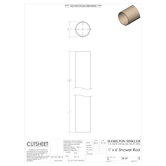 Bath Suites 1" D. Shower Rod (6')