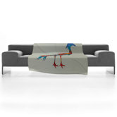 Iveta Abolina Bluebird Fleece Throw Blanket