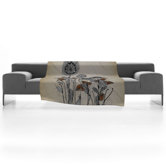 Iveta Abolina Floral 3 Fleece Throw Blanket