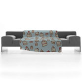 Jennifer Denty Cake Slices Fleece Throw Blanket