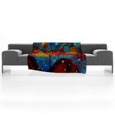 Madart Inc. Summer Snow Fleece Throw Blanket