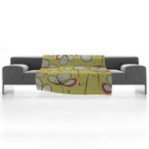 Rachael Taylor Floral Umbrellas Fleece Throw Blanket