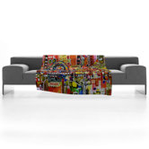 Robin Faye Gates It Came from Detroit Fleece Throw Blanket