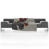 Valentina Ramos Unicornucopia Fleece Throw Blanket
