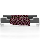 Wagner Campelo Calathea Fleece Throw Blanket