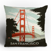 Anderson Design Group San Francisco Throw Pillow