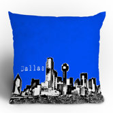 Bird Ave Dallas Throw Pillow