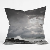 Bird Wanna Whistle Polyester Water Indoor/Outdoor Throw Pillow