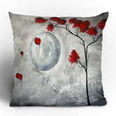 Madart Inc. Far Side Of The Moon Throw Pillow