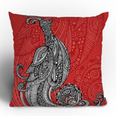 Valentina Ramos The Bird Throw Pillow