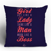 Wesley Bird New Boss Throw Pillow